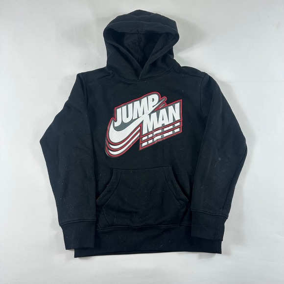 Jordan Other - Kids Jordan‎ Jumpman Black Hoodie Pullover Sweatshirt Size Medium 10-12